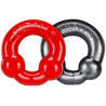 Oxballs Pack Cockrings Ultraballs Oxballs Gris - Rouge